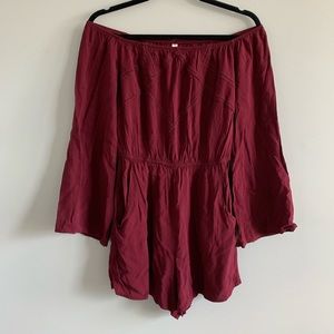 Maroon Target Romper!